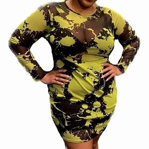 Fashion to Figure Mesh Bodycon Dress